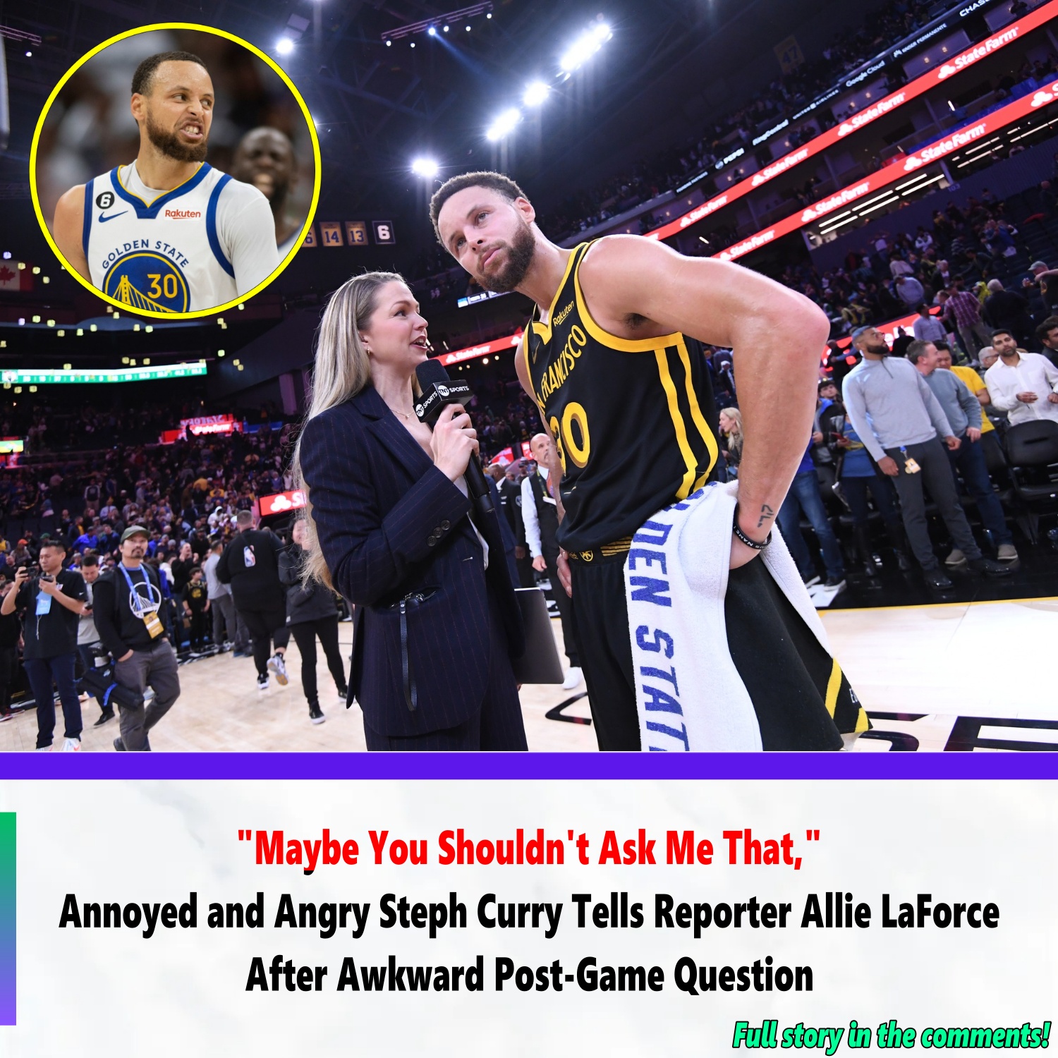 Maybe You Shouldn T Ask Me That Annoyed And Angry Steph Curry Tells