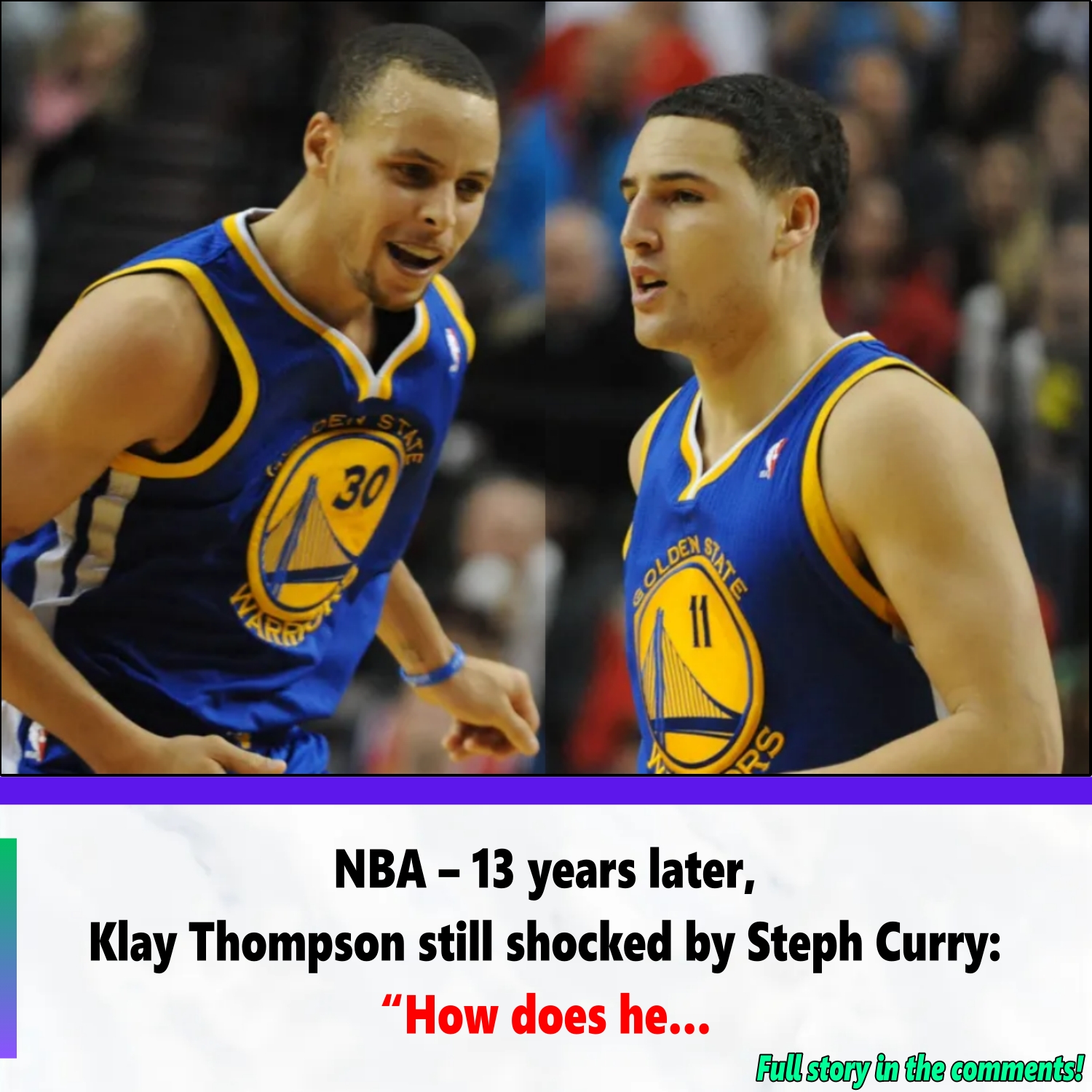 Nba 13 Years Later Klay Thompson Still Shocked By Steph Curry “how Does He… News